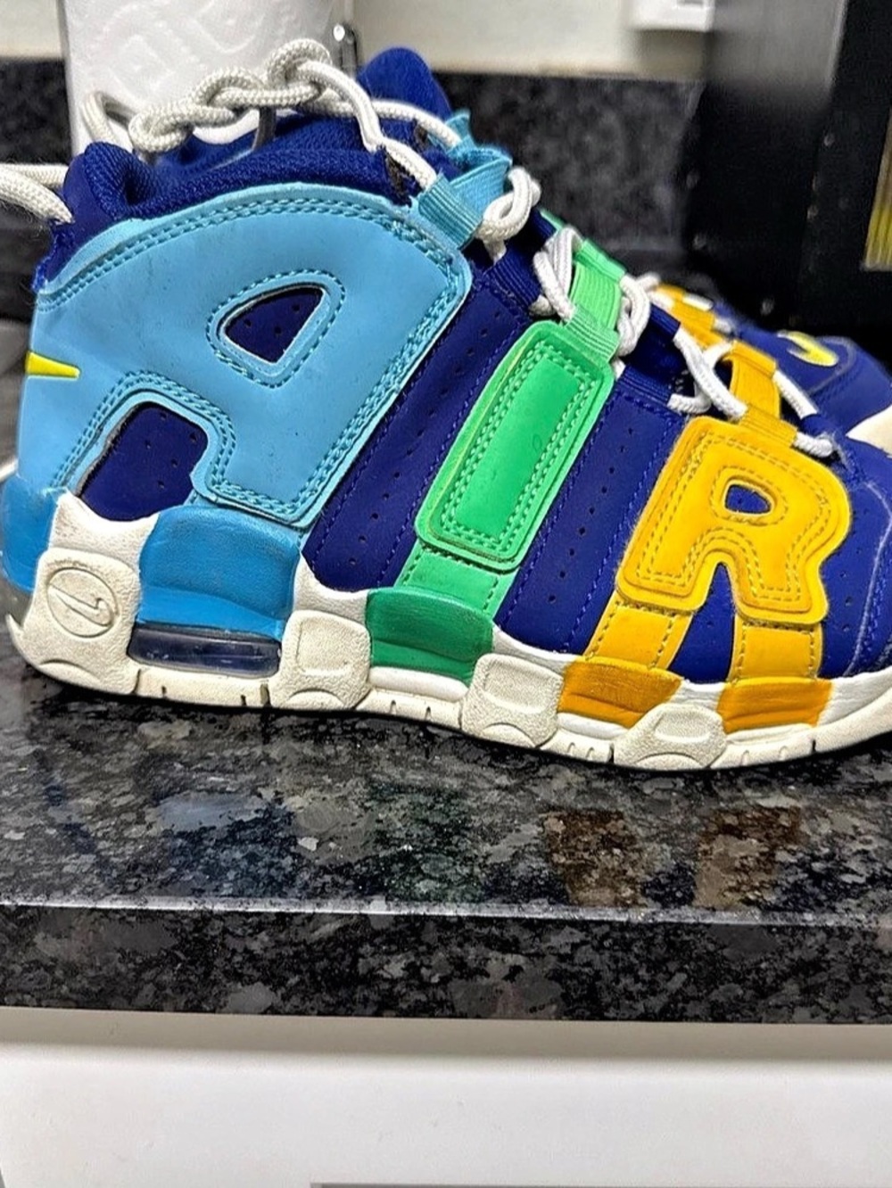 Nike Air More Uptempo GS Kaleidoscope Sneakers